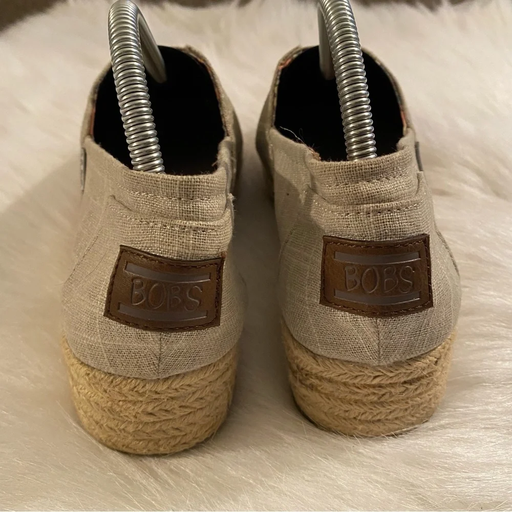 BOBS from Skechers Tan Wedge Shoes with Versatile Design‎ Womens 10